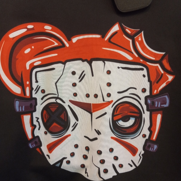 Scummy Bears Figure T.G.I.F. horror queen athleisure stretch top! - Picture 2 of 10